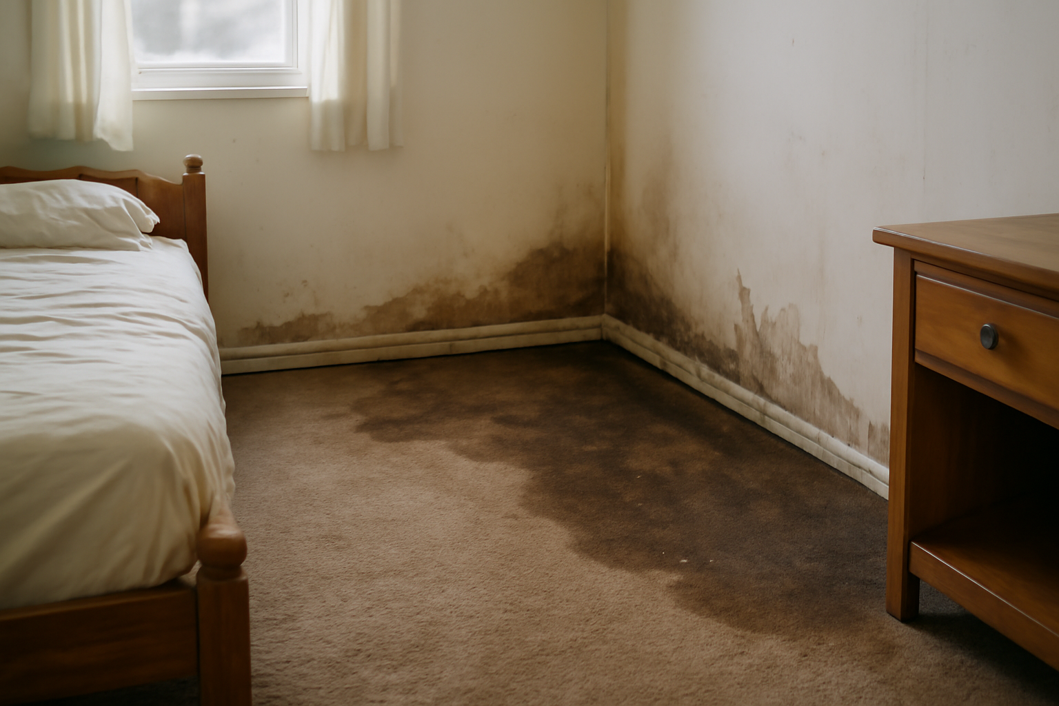 Bedroom Water Removal in Barrington, RI