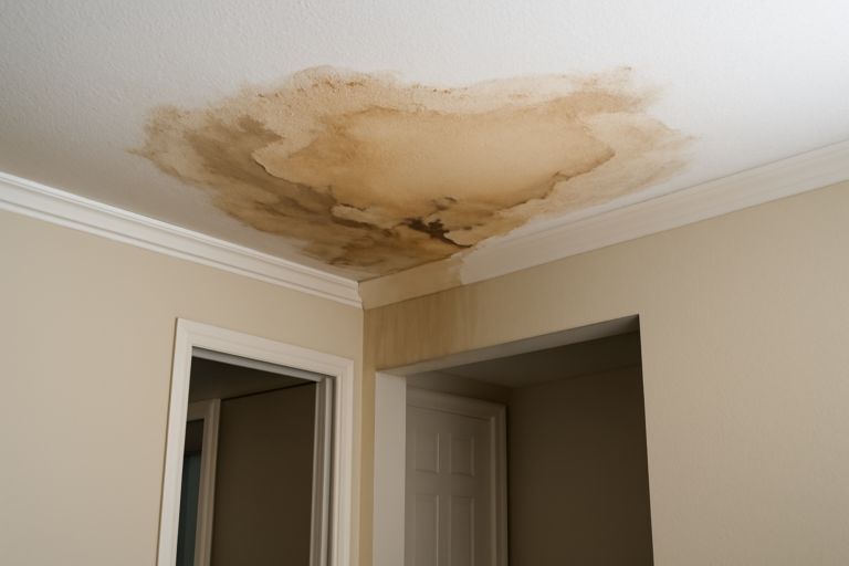 Ceiling Drywall Water Damage Restoration