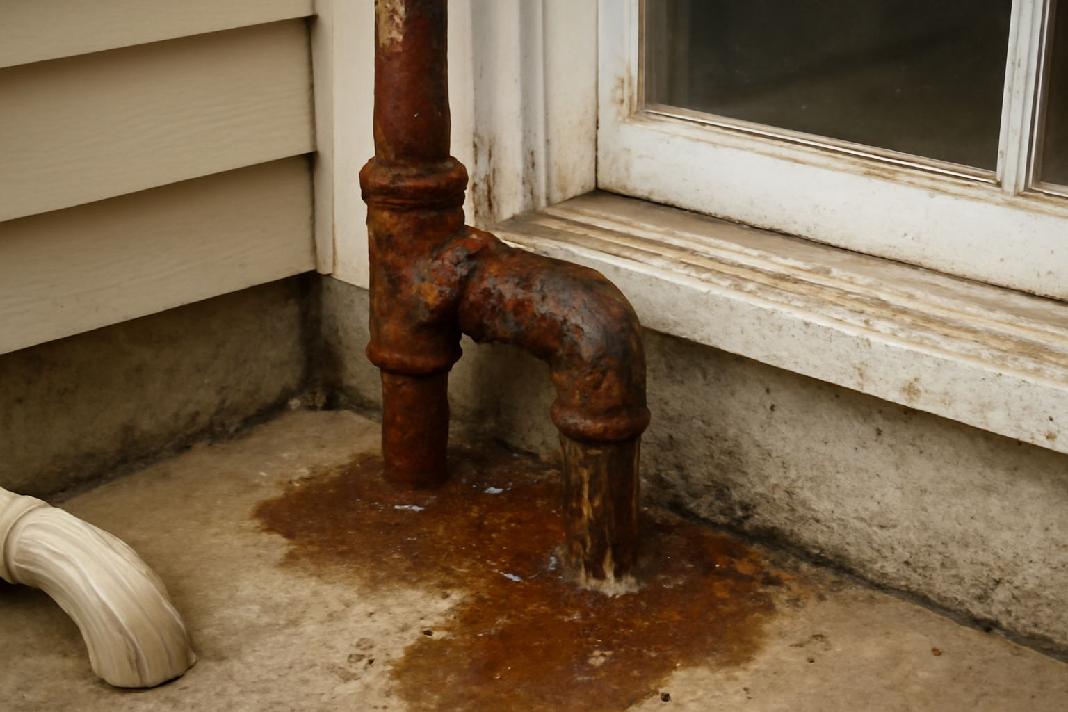 Corroded Pipe Water Removal in Acton, MA