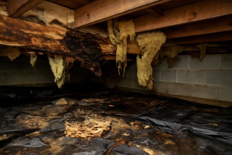 Crawl Space Water Damage Repair
