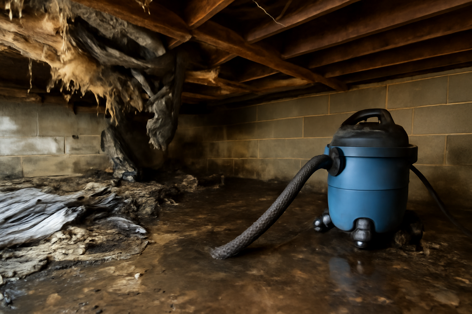 Crawl Space Water Extraction in Acton, MA