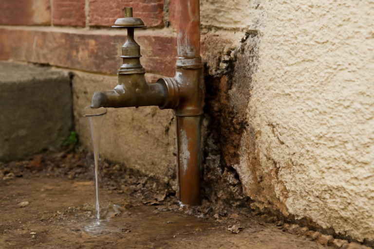 Frozen Pipe Water Removal