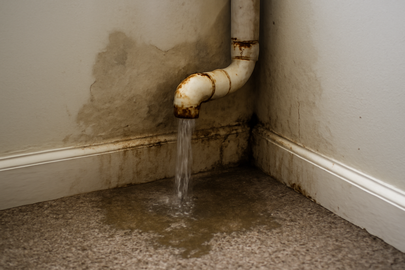 Leaking Pipe Water Removal in Acton, MA