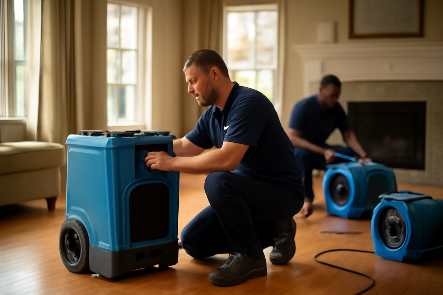 Water damage restoration service