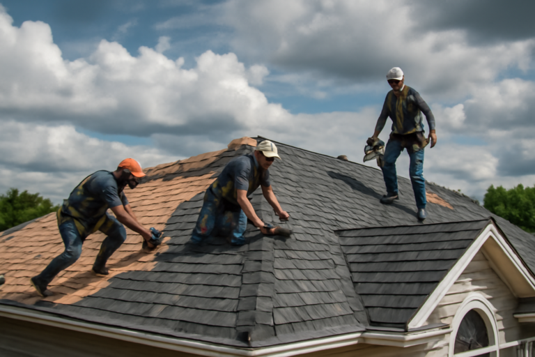 Storm damage repair service