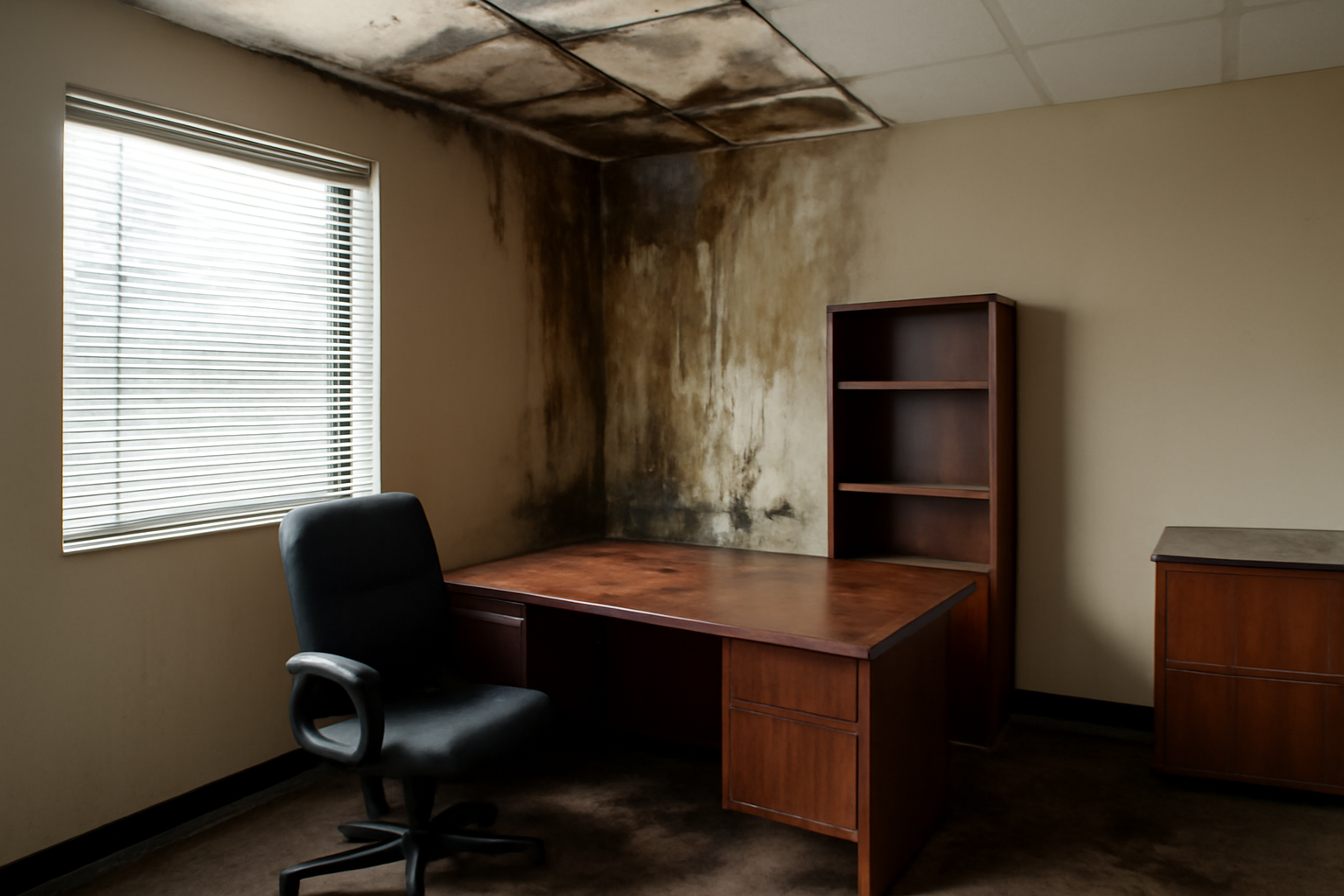 Office Building Water Damage Restoration in Acton, MA