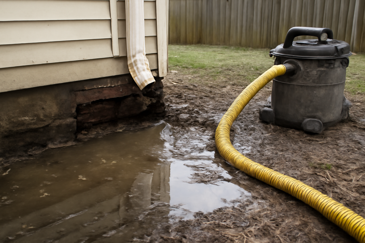 Standing Water Removal in Acton, MA
