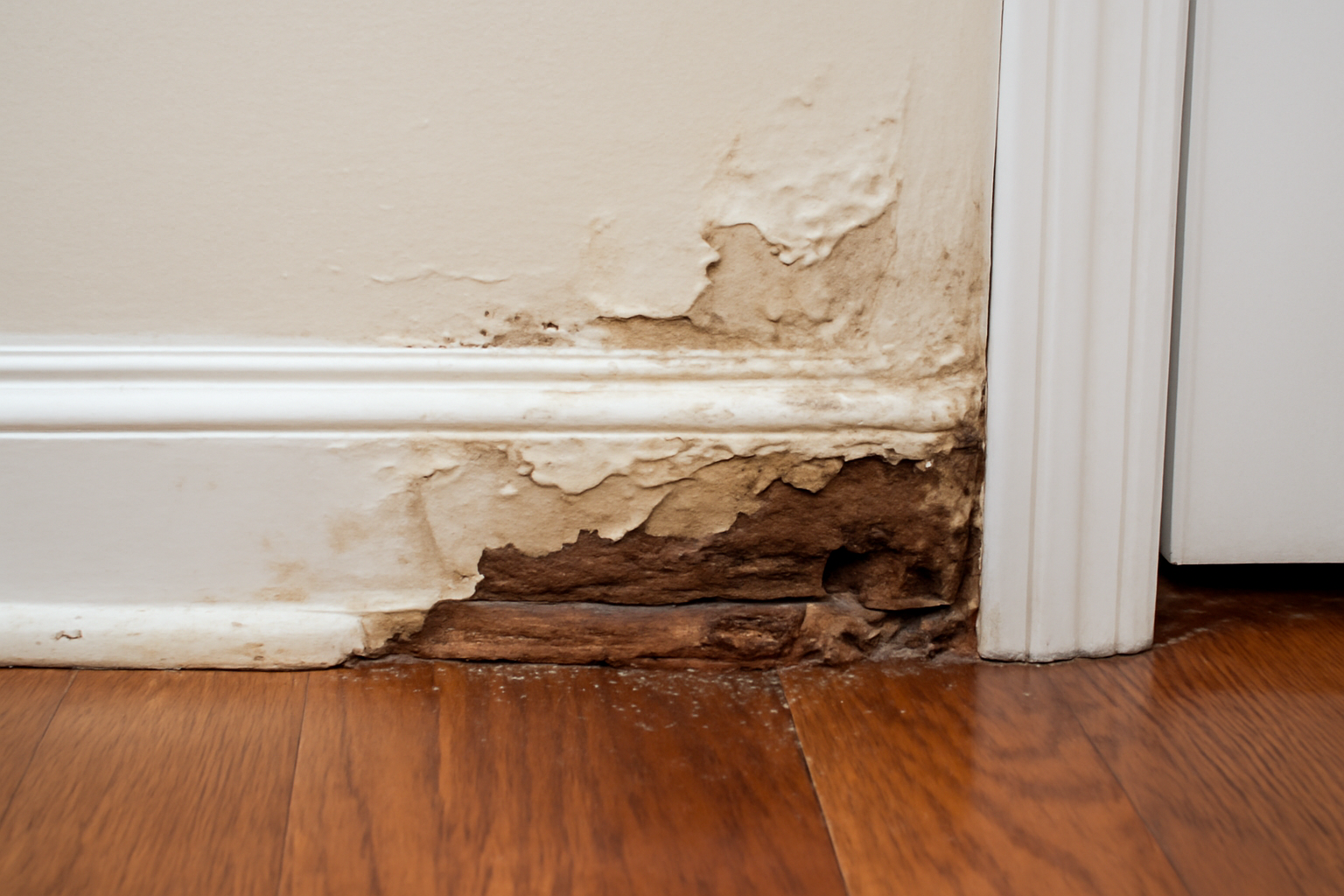 Trim & Baseboard Replacement After Water Damage in Gloucester, MA