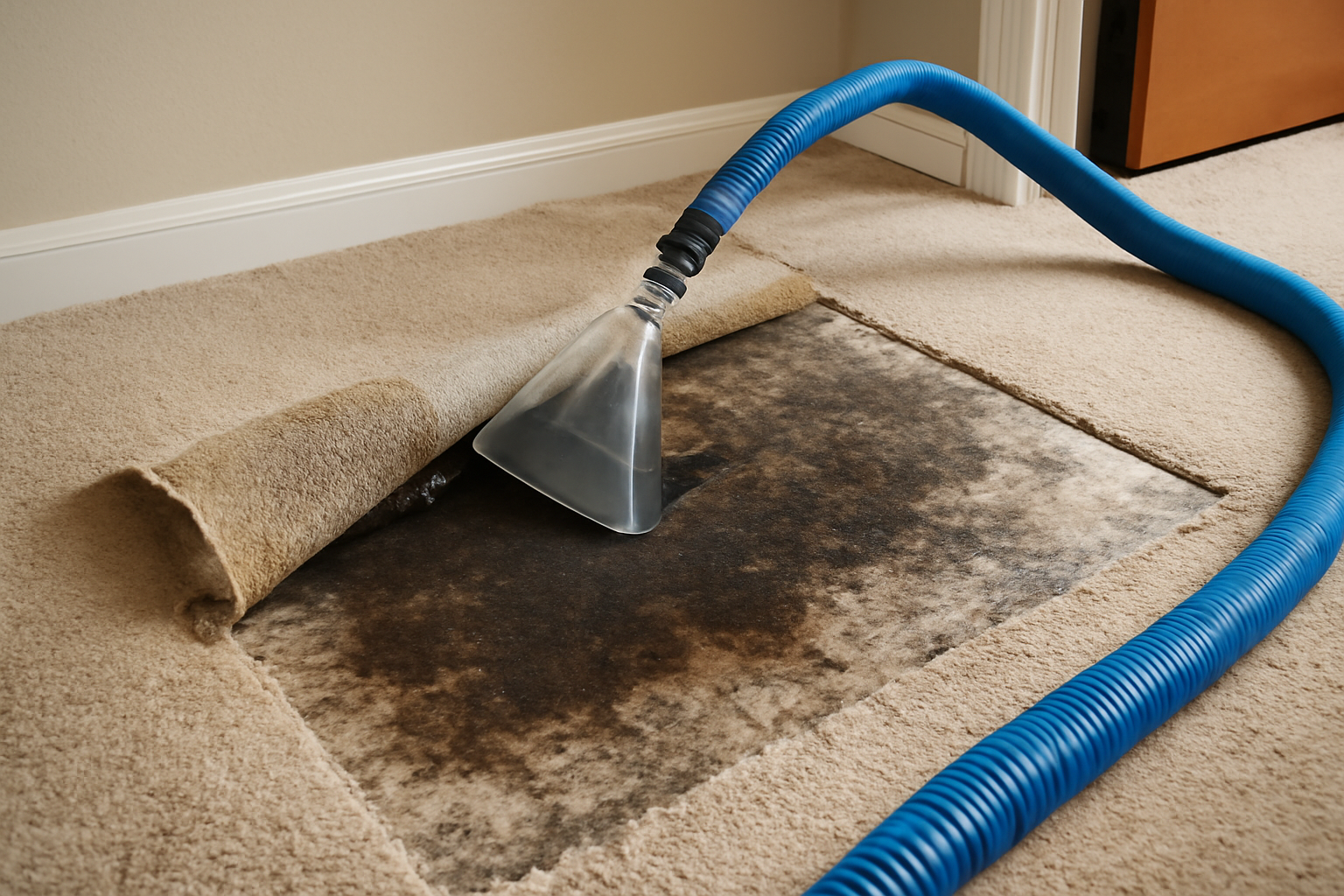 Under Carpet Water Extraction in Acton, MA