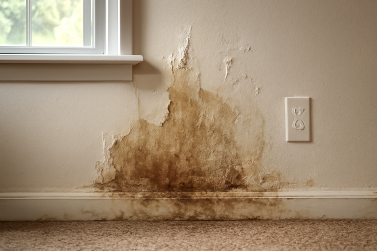 Wall Water Damage Repair