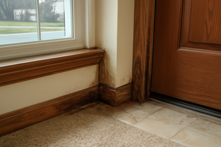 Wood Trim Water Damage Restoration